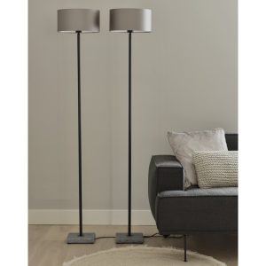 Vloerlamp Sofie op natuurstenen voet