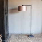 Vloerlamp Jeroen op natuurstenen voet