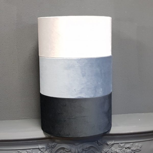 Kap cilinder Velvet zwart CAS66