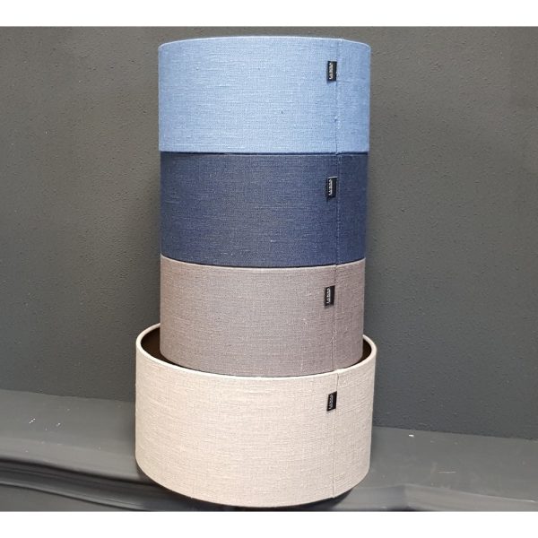 Kap cilinder licht blauw LIN55