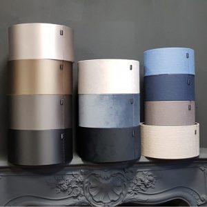 Kap rond taps Velvet zwart CAS66
