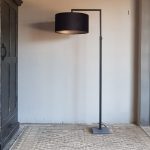 Vloerlamp Toke op natuurstenen voet