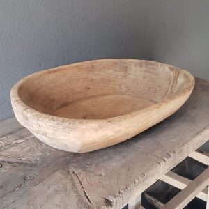 oud uniek houten basin