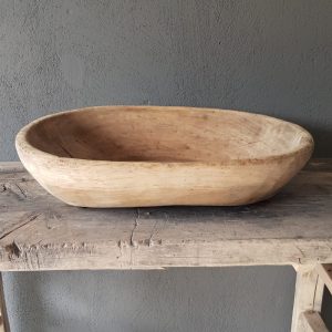 oud uniek houten basin