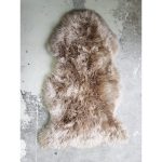 Nieuw Zeelandse schapenvacht taupe
