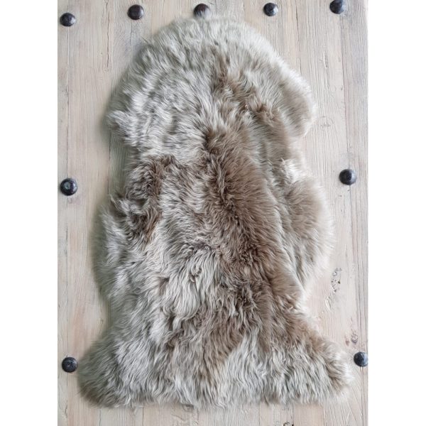 Nieuw Zeelandse schapenvacht taupe
