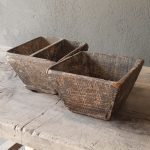 Oude kleine oosterse rijstbak