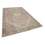 Vintage Persian Hand-Knotted Rug - 203x311cm