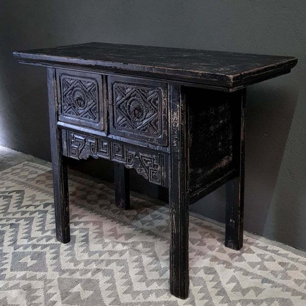 Wandtafel 2 laden zwart China