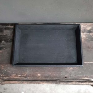 Dienblad vintaged black 60x40