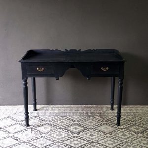 Oud houten bureau 2 lades 120x55