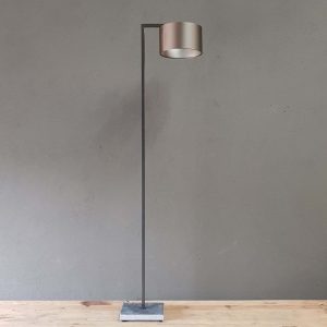 Vloerlamp Sam - 4kanten buis stenen voet