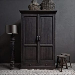 Paneel 2-deuren, 2-lades dichte kast 125x195
