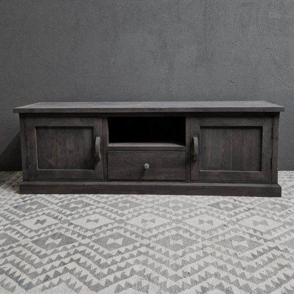 Old teak TV meubel