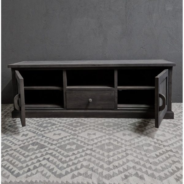 Old teak TV meubel