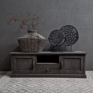 Old teak TV meubel