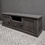 Old teak TV meubel
