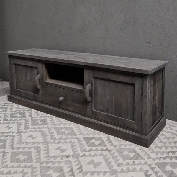 Old teak TV meubel