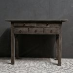 Wandtafel 2 + 3 laden - recycled teak antique grey
