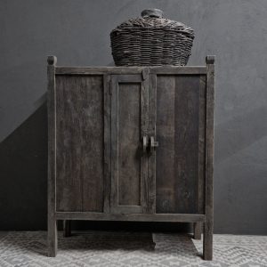 Kast 2 deuren - recycled teak antique grey