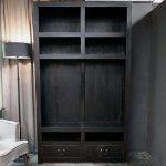 Boeken TV kast 120x240 zwart