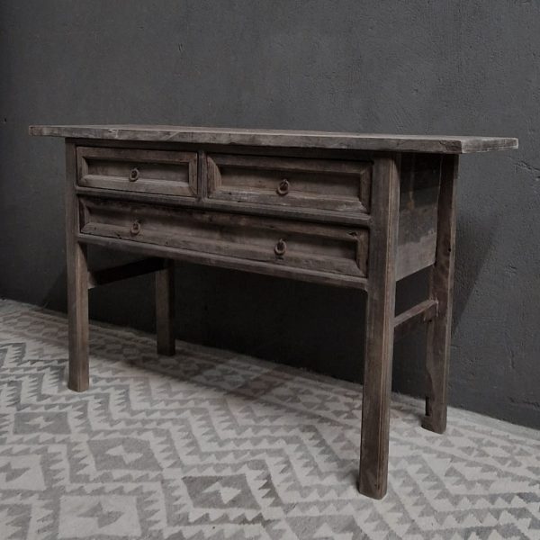 Antique grey 2 + 1 lade wandtafel