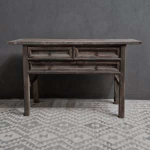 Antique grey 2 + 1 lade wandtafel