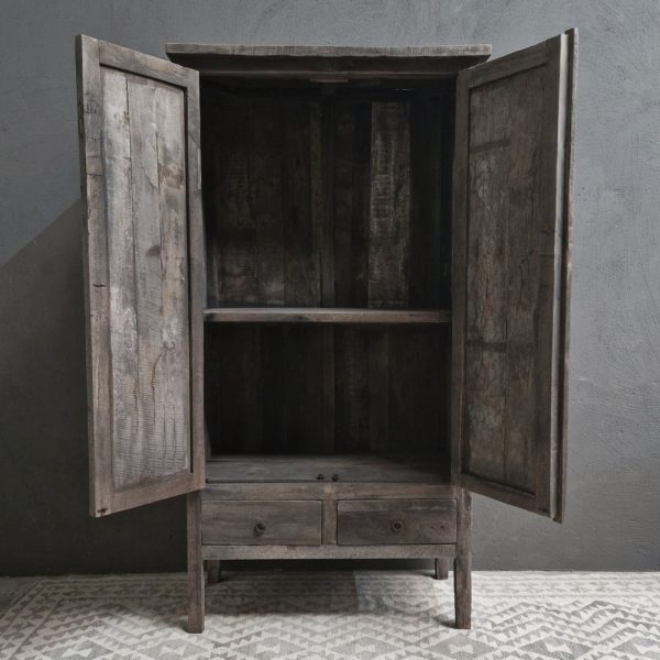 2-deuren, 2-lades dichte kast 190x100