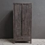 2-deuren, 1-lades dichte kast 165x75