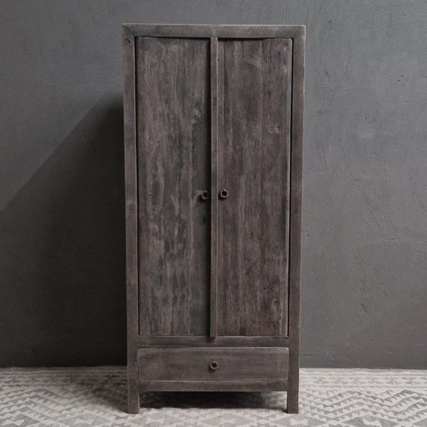 2-deuren, 1-lades dichte kast 165x75