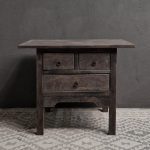 Antique grey 3 lade tafel