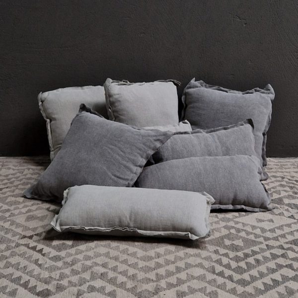 Sierkussen beige 100%LIN