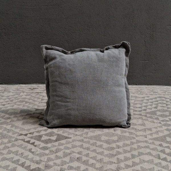 Sierkussen taupe 100%LIN