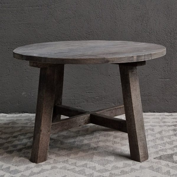 Ronde salontafel 65 antique grey