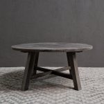 Ronde salontafel 100 antique grey