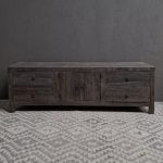 TV meubel 2-deuren, 4-laden - antique grey