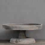 Ronde fruitschaal op voet - 45x20