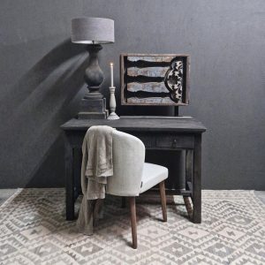 3-lade Schrijftafel - Bureau - Antique Grey 120x60
